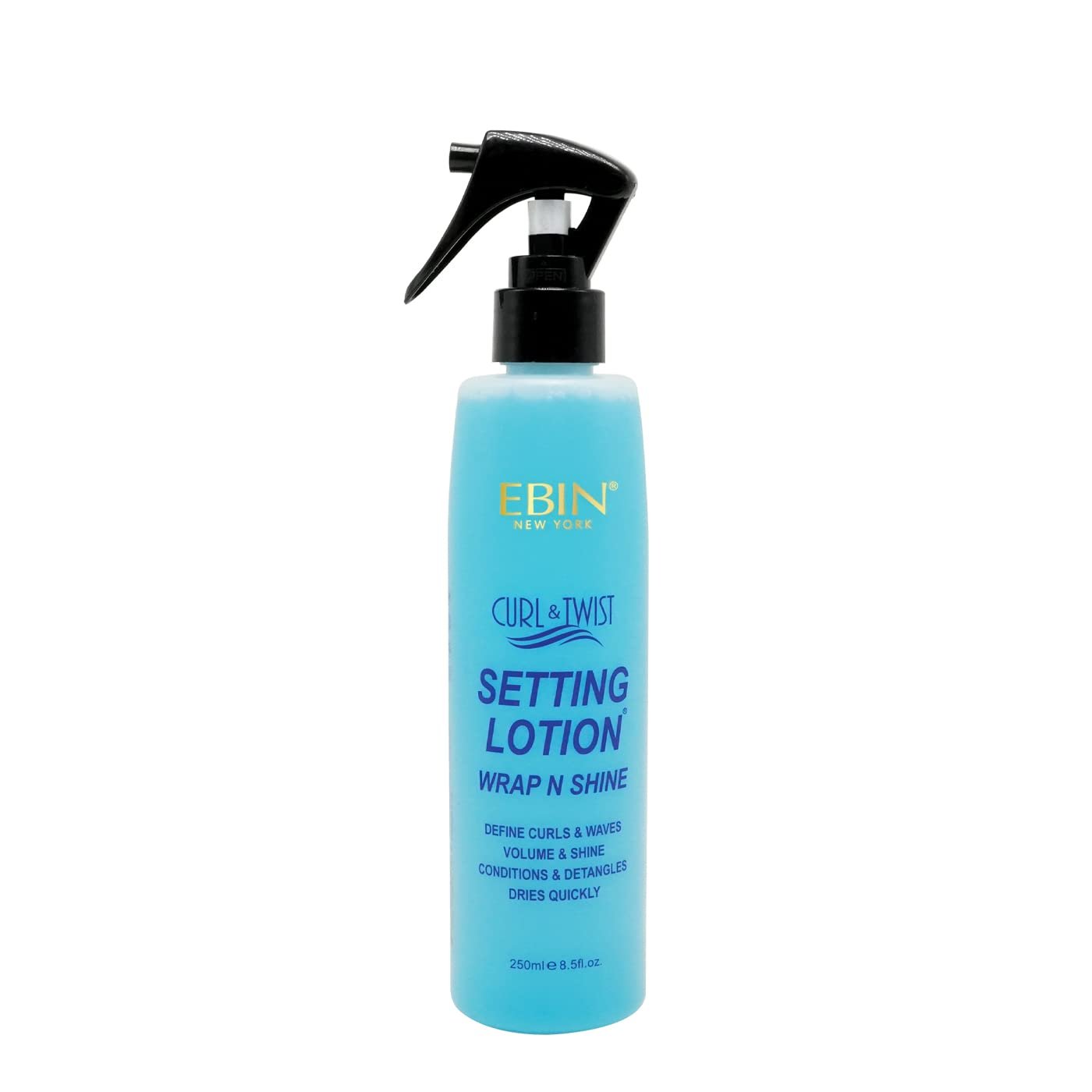 EBIN NEW YORK Curl & Twist Setting Lotion (8.5 oz) - Long Lasting Moisture & Shine