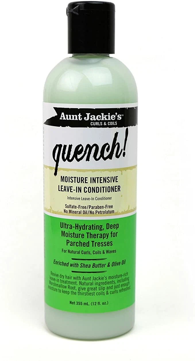 Aunt Jackie’s Quench! Moisture Intensive Leave-In Conditioner – (355ml/12 fl oz)