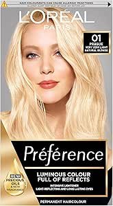 L'Oréal Paris Préférence Hair Colour – 01 Prague Supreme Blonde – Permanent –(150ml)