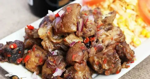 Asun (Spicy Goat Meat)