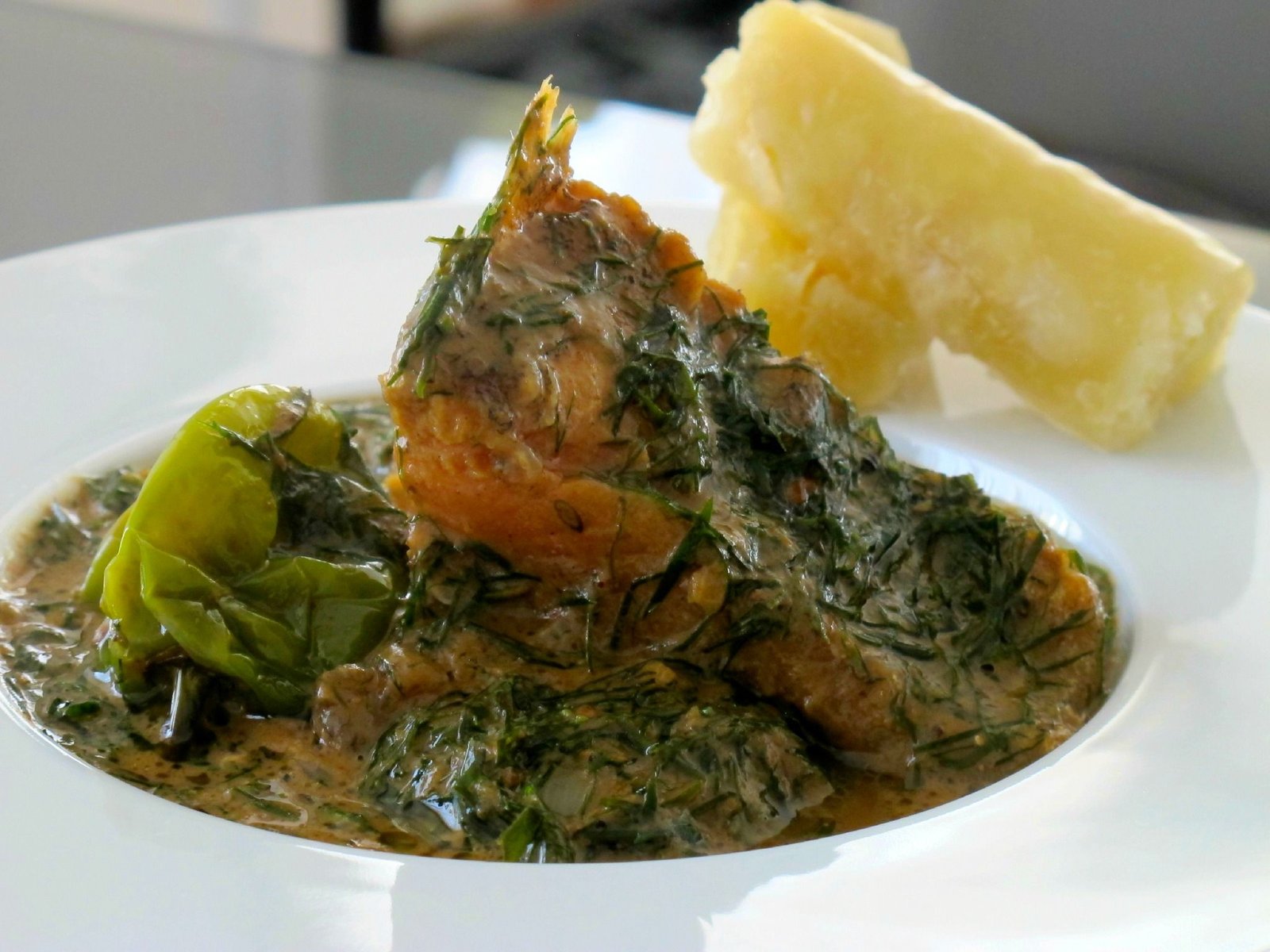 Fumbwa (Green Vegetable Stew)