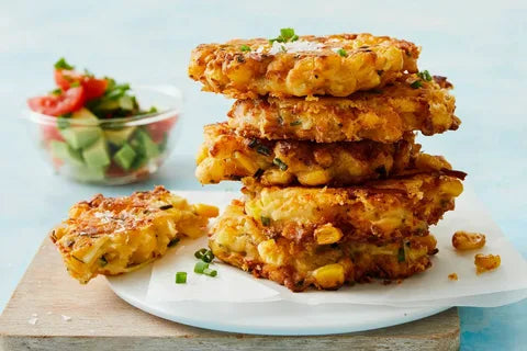Koki (Corn and Cassava Fritters)