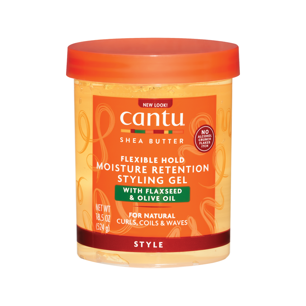 Cantu Shea Butter Flexible Hold Moisture Retention Styling Gel with Flaxseed & Olive Oil (524g)