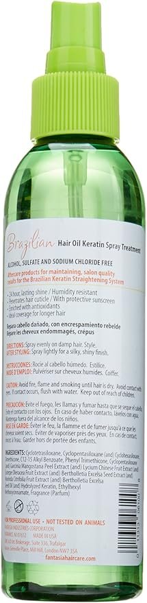 Fantasia Brazilian Hair Oil Spray, (178 g)