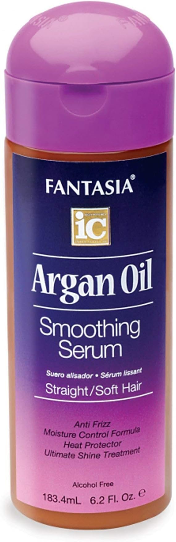 Fantasia Ic Argan Oil Smoothing Serum Straight & Soft Hair (6.2 Oz)