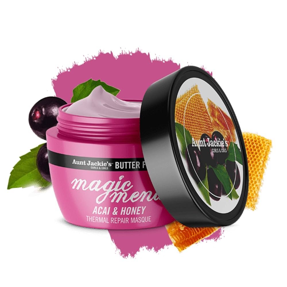 Aunt Jackie's Butter Fusions Magic Mend Acai & Honey Thermal Repair Masque (200 g)