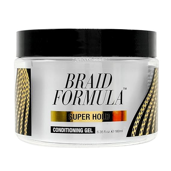 EBIN NEW YORK Braid Formula Conditioning Gel, Super Hold (180 g)
