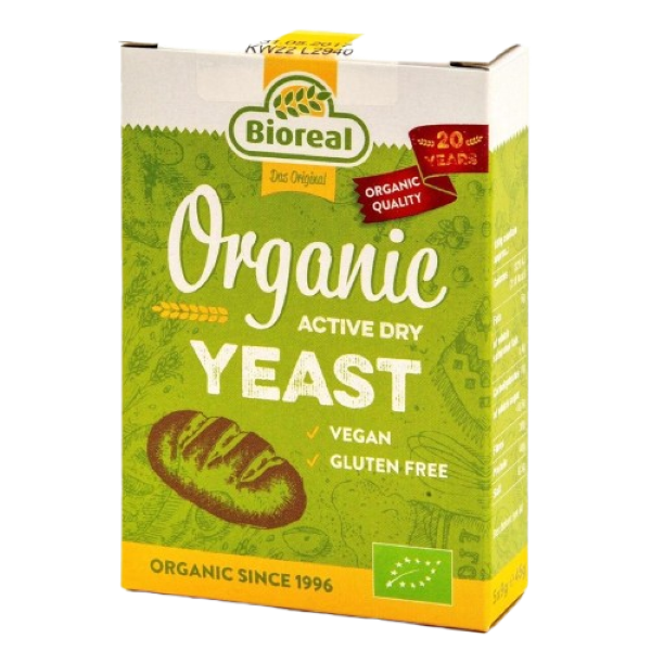 Bioreal Organic Active Dry Yeast (5 x 9gm)