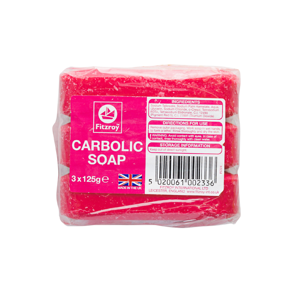 Fitzroy Carbolic Soap (3x125g)