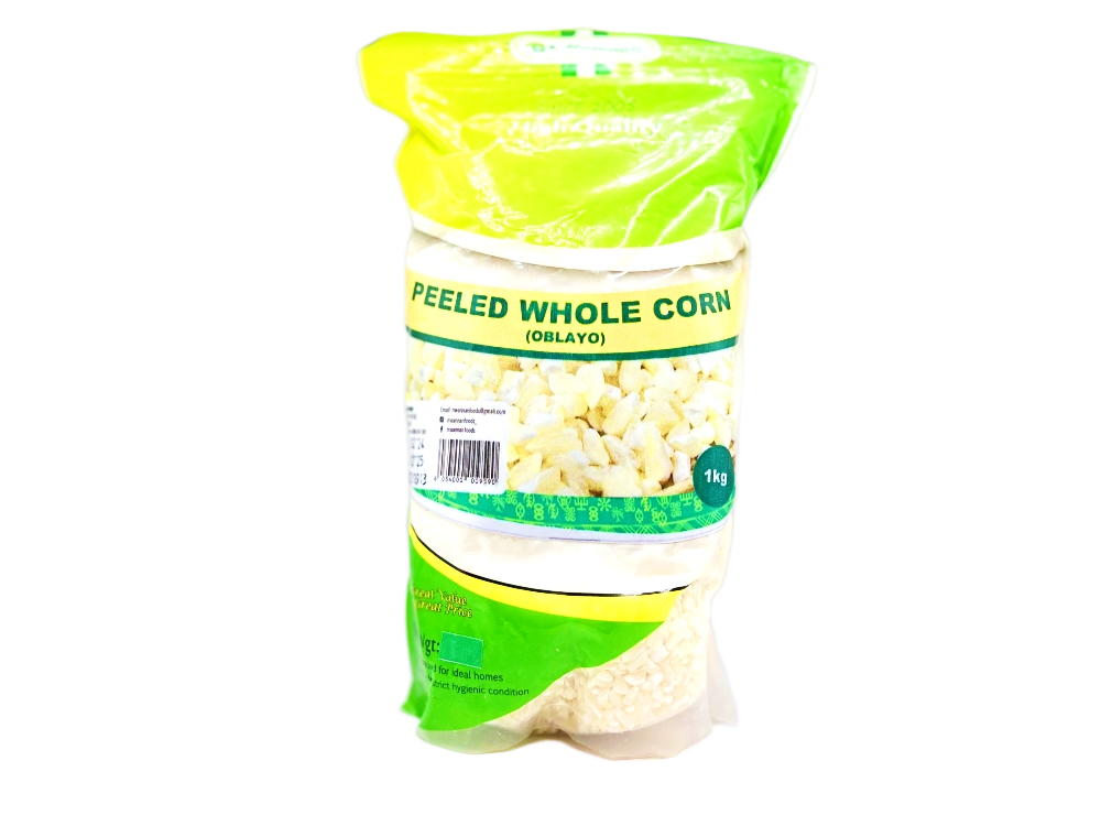 Peeled Whole Corn - Oblayo - (1KG)