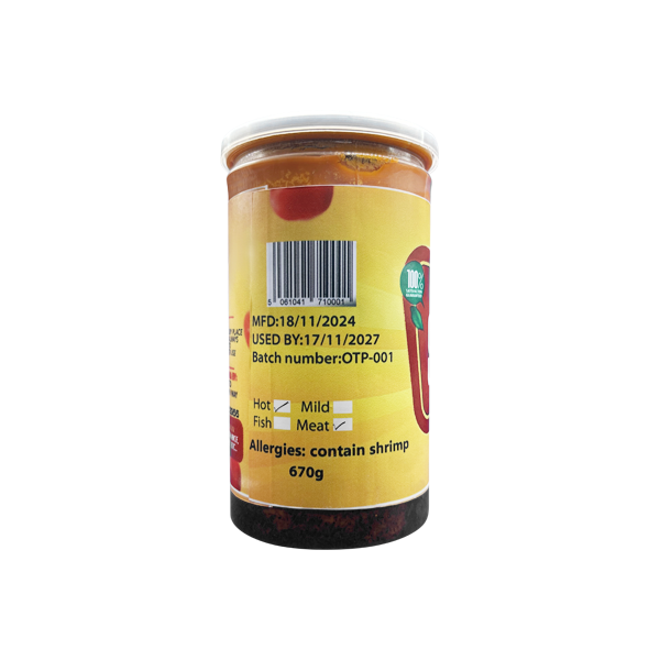 OTP Shrimp & Meat Pepper Sauce (670g)