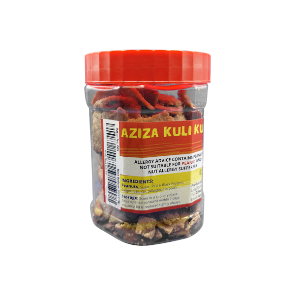 Aziza Kuli Kuli – Spicy Groundnut Snack Bites Jar (200g)