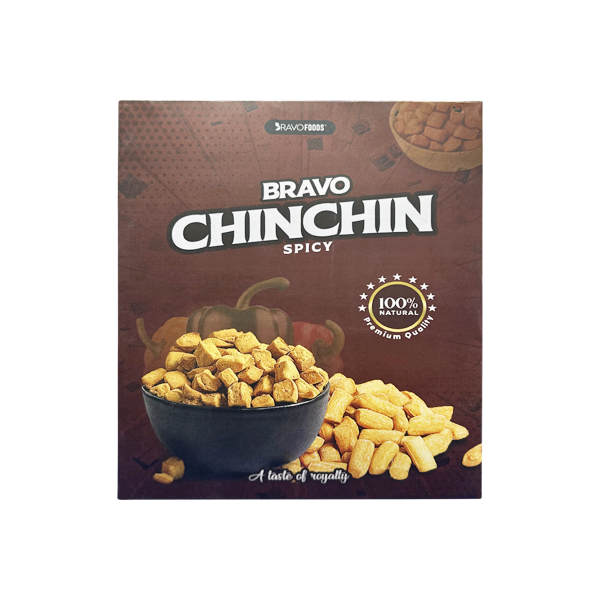 Bravo Chin Chin Spicy Crunch – Nigerian Snack Cubes (250g)