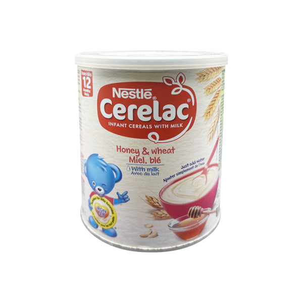 Nestlé Cerelac Infant Cereal with Milk – Honey & Wheat (400g)