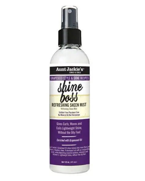 Aunt Jackie's Curls & Coils Shine Boss Refreshing Sheen Mist (8oz / 237ml)