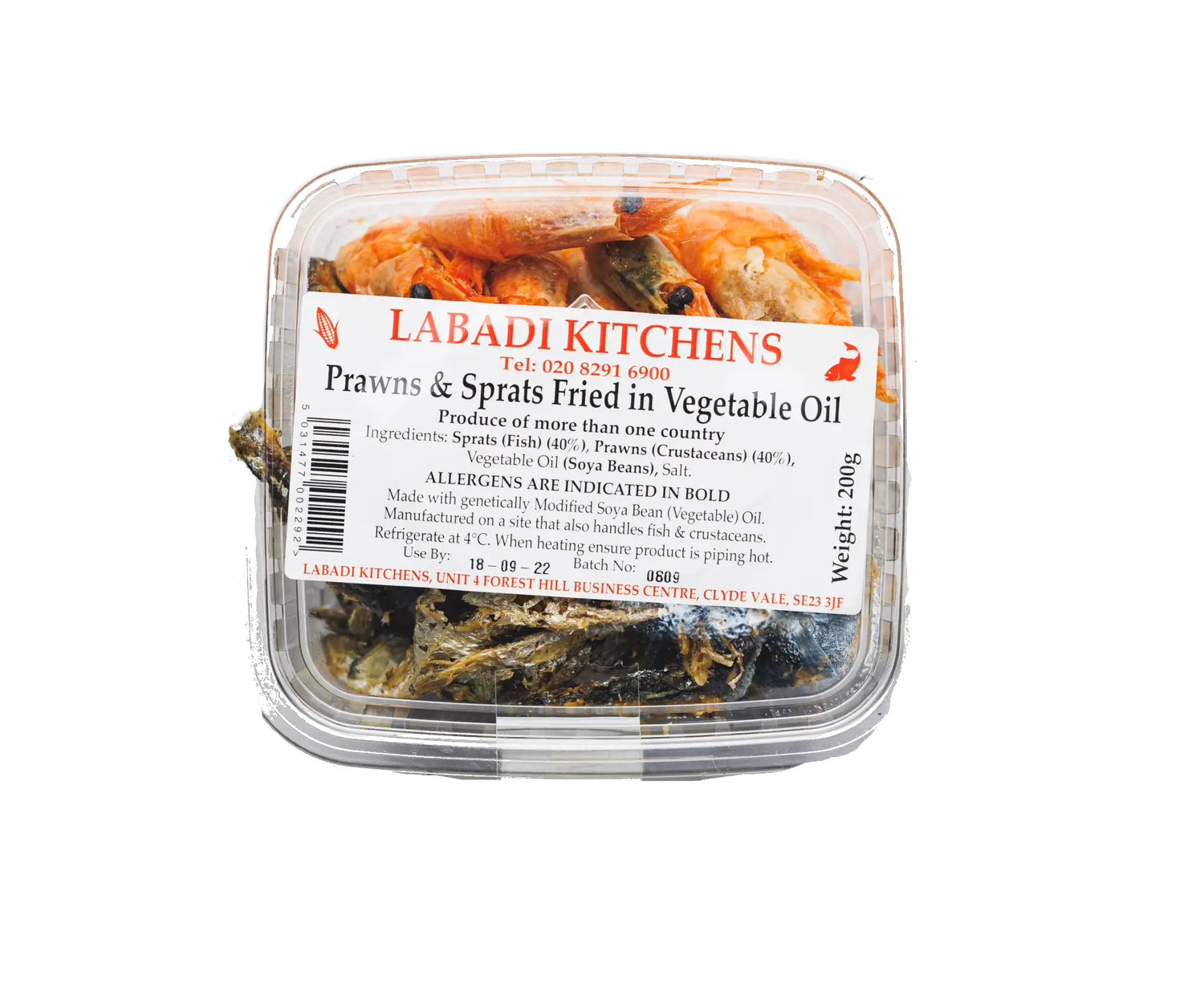 L K Fried Prawns & Sprats (200g)