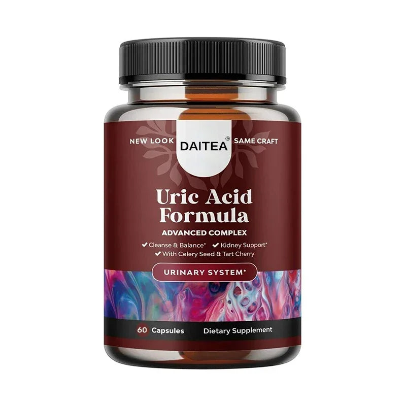 DAITEA Herbal Uric Acid Cleansing Detox – 60 Capsules