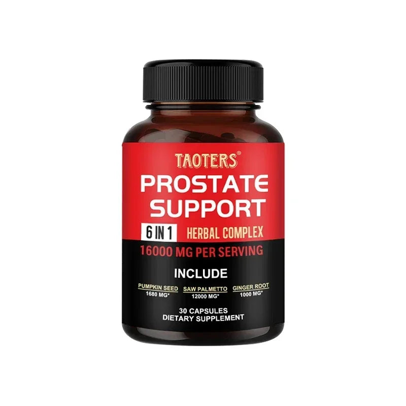 Taoters Saw Palmetto Capsules with Ginger Root – 30 Capsules