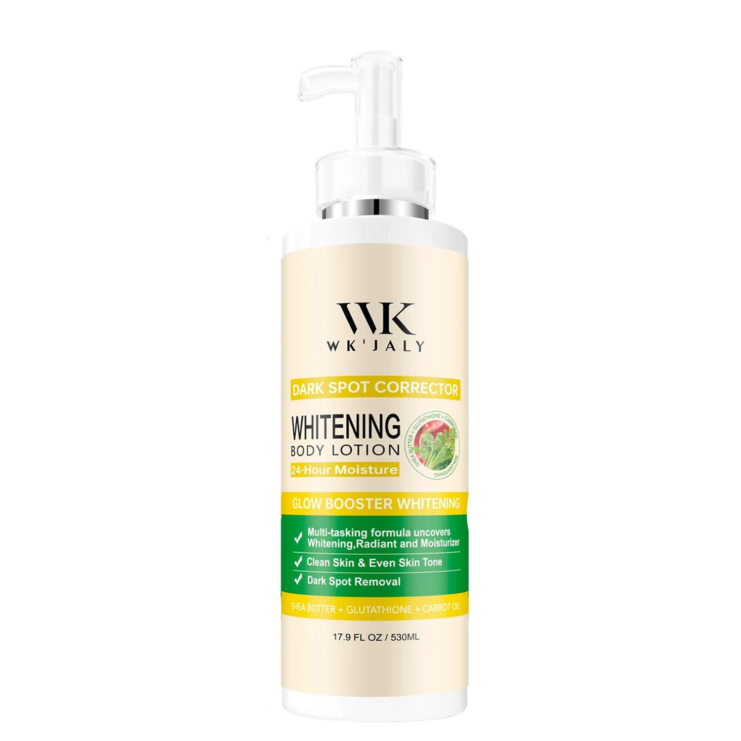 WK JALY Glutathione Whitening Body Lotion - 530ml