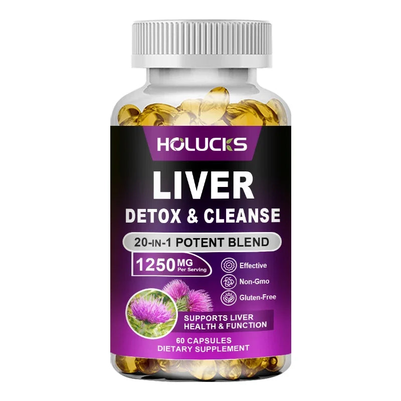 HOLUCKS Liver Detox & Repair – 120 Capsules