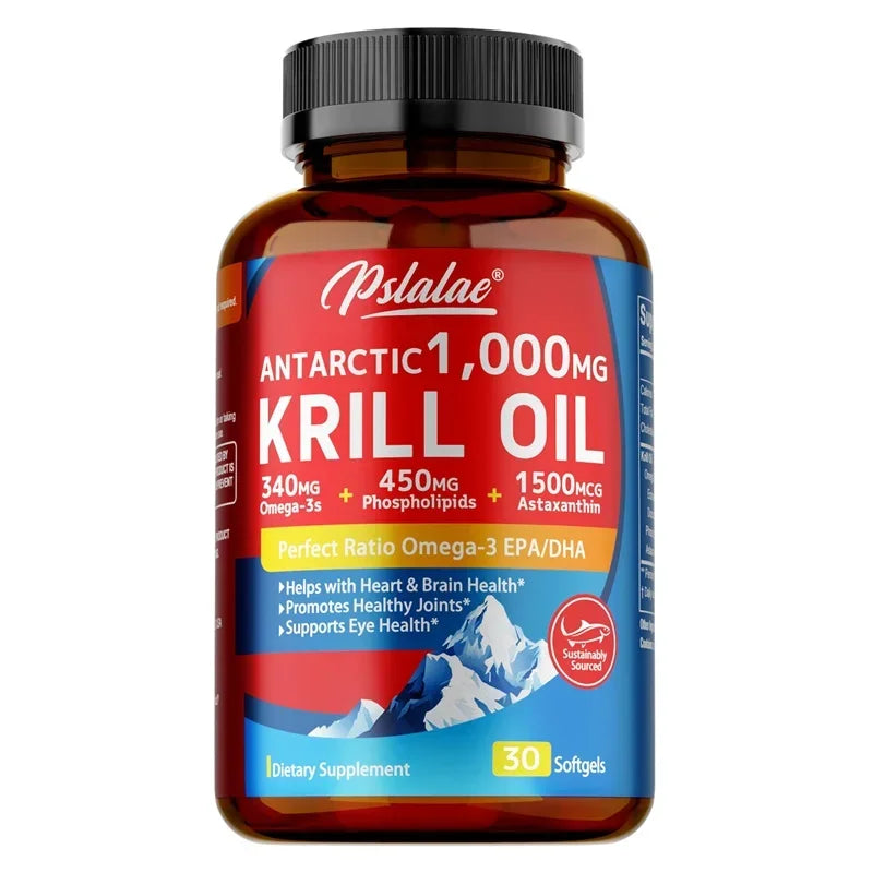 Pslalae Antarctic Krill Oil Astaxanthin Capsules