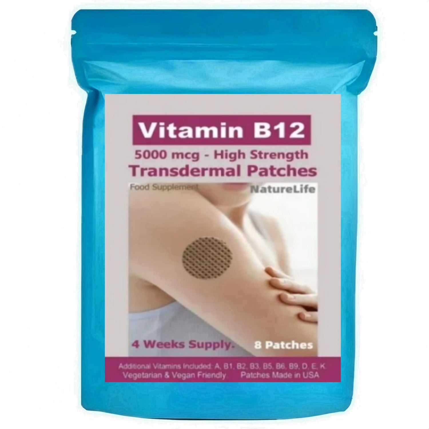 Vitamin B12 (High Strength) Transdermal Patches