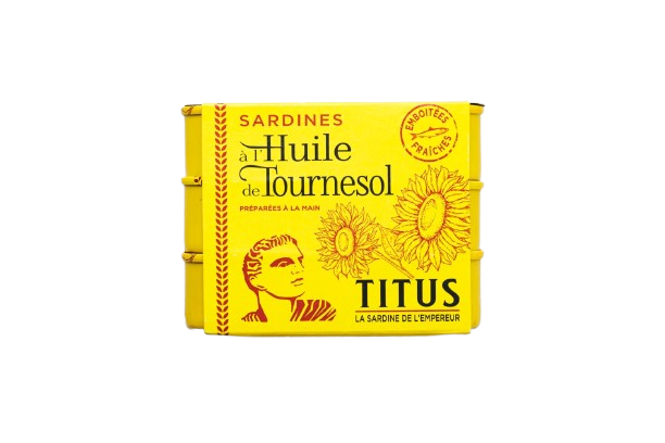 Titus Sardines In Sunflower Oil (3-nos.)