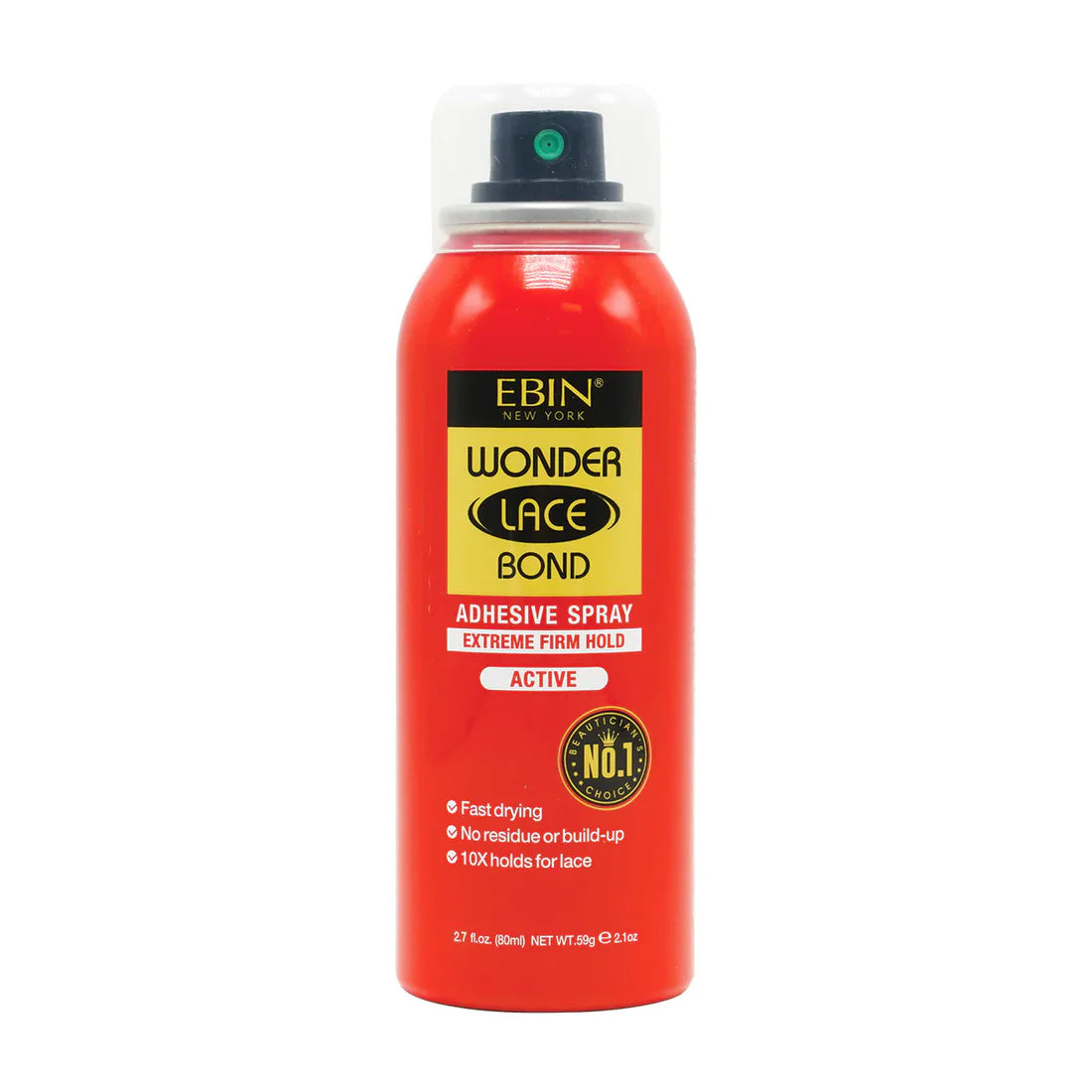 Ebin New York Wonder Lace Bond Wig Adhesive Spray Extreme Firm Hold (300 g)