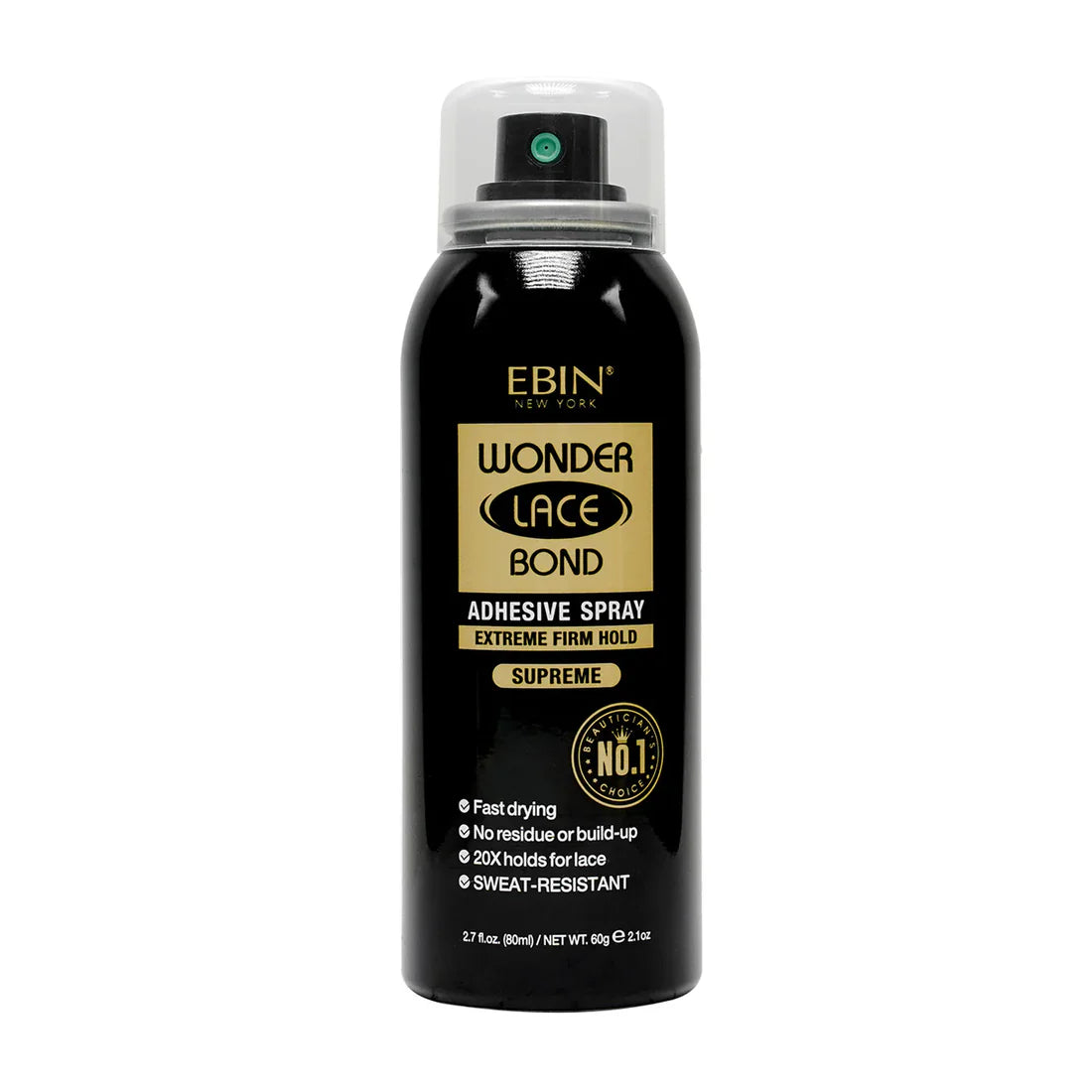 Ebin New York Wonder Lace Bond Wig Adhesive Spray Extreme Firm Hold (Supreme) (150 g)