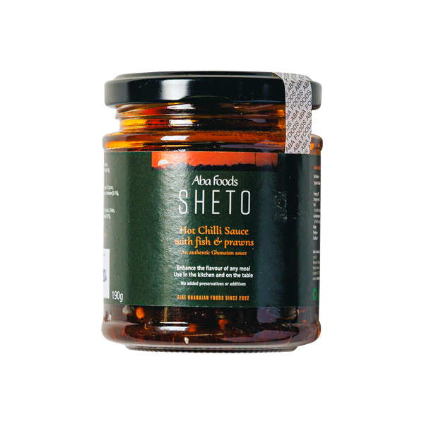 Aba Foods Sheto Hot Chilli Sauce (190g)