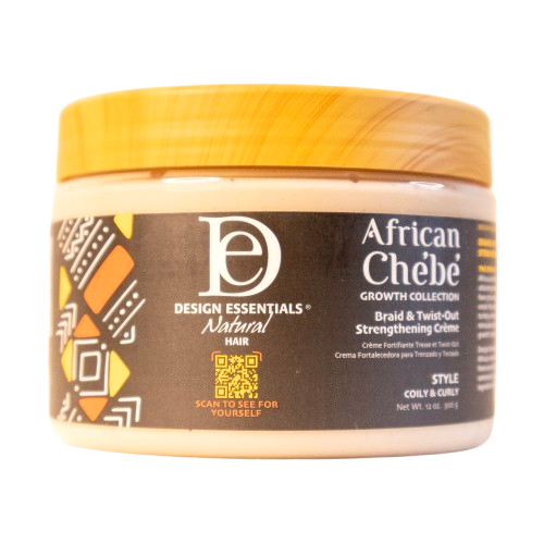 DESIGN-ESSENTIALS-African-Chebe-Braid-Twist-Out-Strengthening-cream(12 oz)