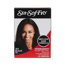 Sta-Sof-Fro Permanent Powder Hair Color – Jet Black (73) -(10 g Each)