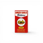 Duaba Afro Amuzu Garlic Bitters 500ml bottle, a traditional Ghanaian herbal wellness tonic with garlic and five herbs.