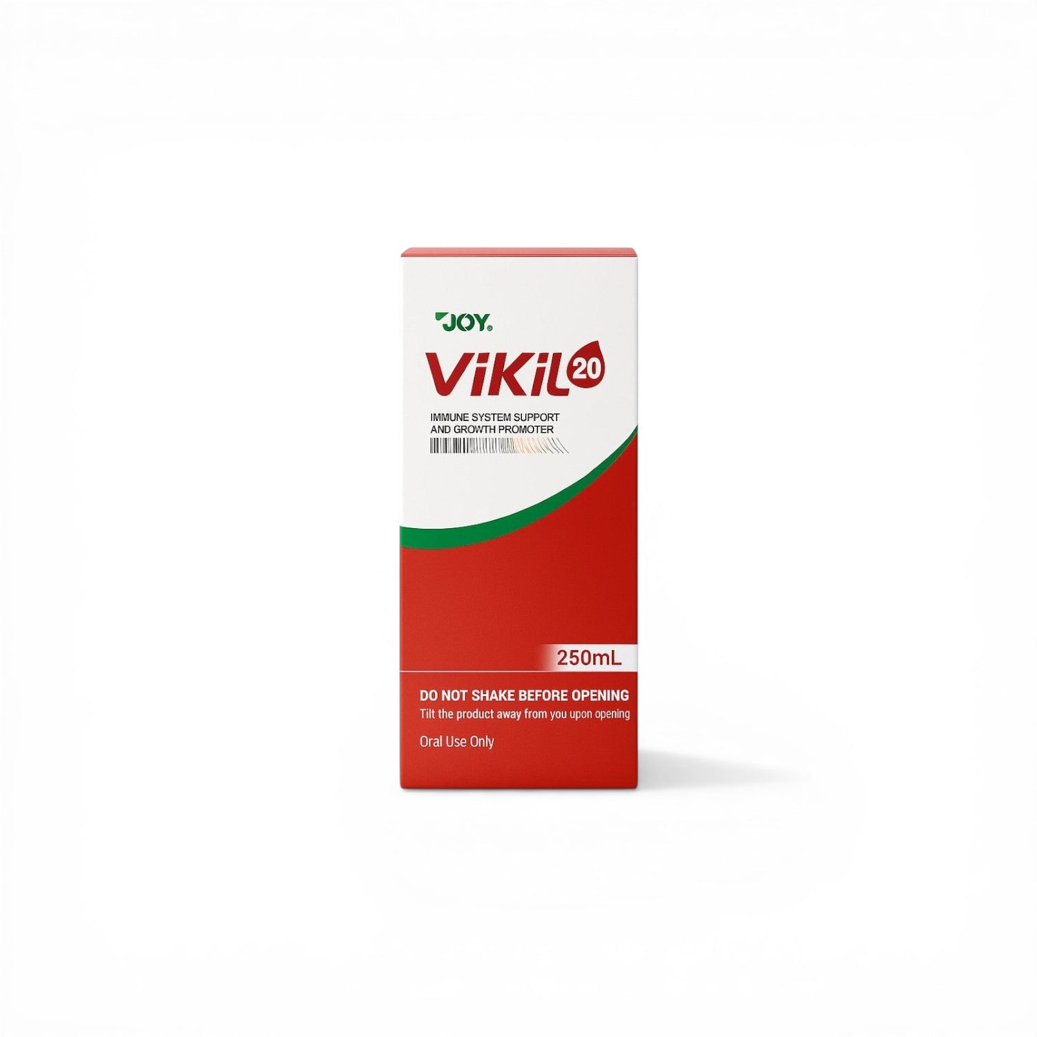 Duaba Afro Foods Vikil 20, 250ml bottle of Ghanaian herbal immune support supplement with natural ingredients for general well-being.