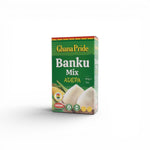 Duaba Afro Ghana Pride Banku Mix - 600g, a ready-to-cook flour made from fermented corn and cassava.