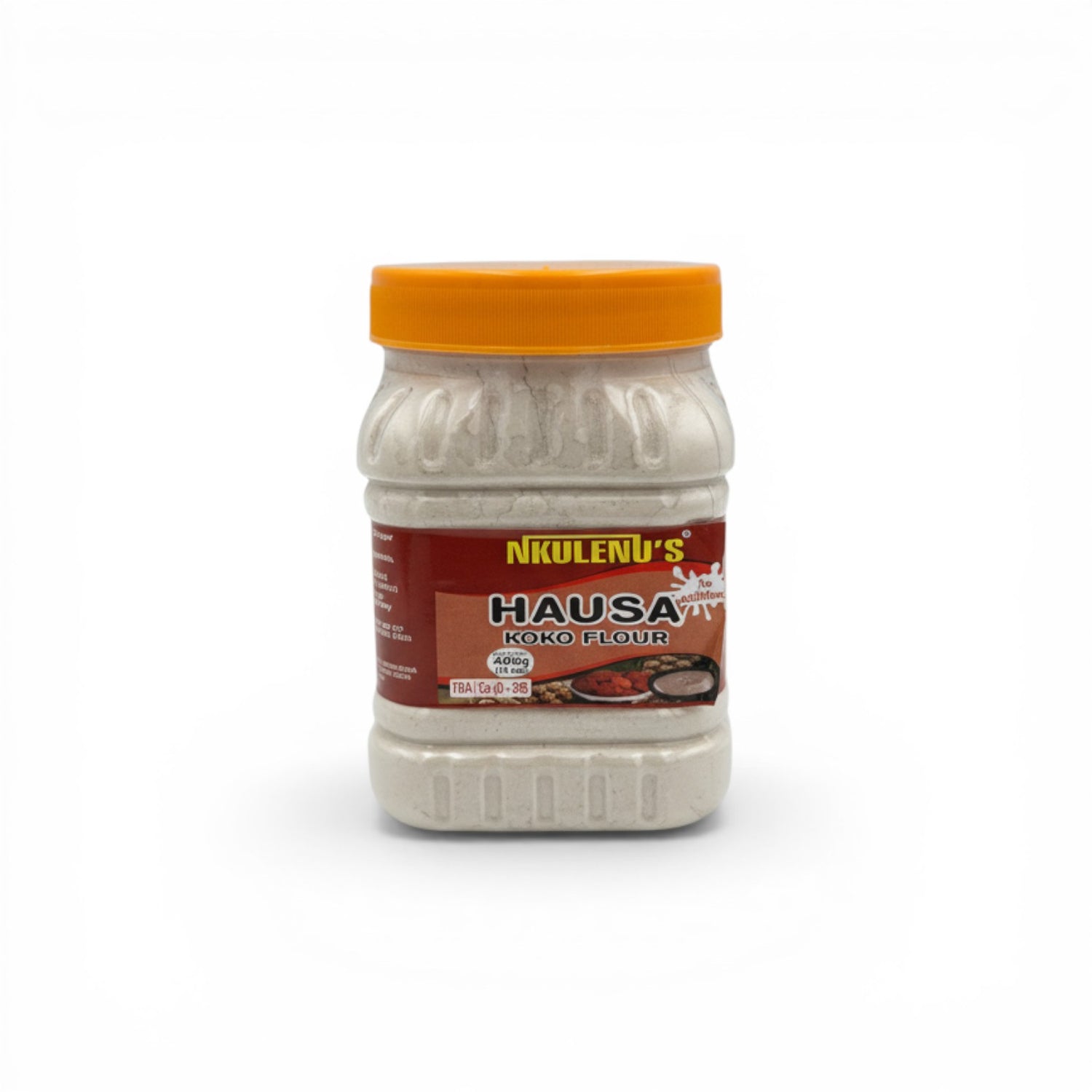 Duaba Afro Nkulenu Hausa Koko Flour 400g, a spiced millet porridge mix made with ground millet and ginger.
