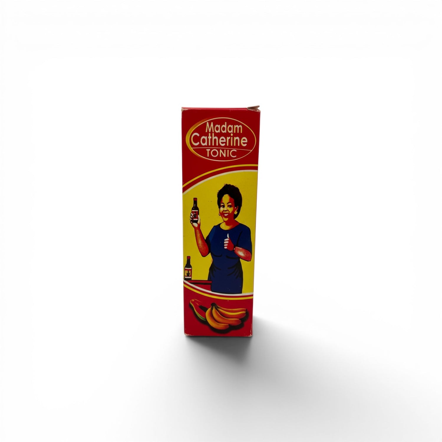 Duaba Afro Foods Madam Catherine Tonic, a 330ml bottle of traditional Ghanaian herbal wellness tonic made with papaya and plantain.