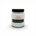 Duaba Afro Wau Wa Herbal Eczema Cream in a white jar with a black lid. Soothes sensitive and irritated skin.