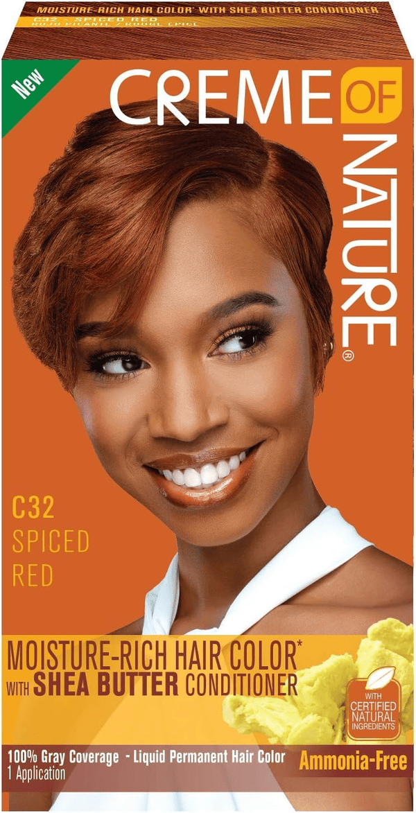 Creme of Nature Moisture-Rich Hair Color (C32 Spiced Red) –(200ml)
