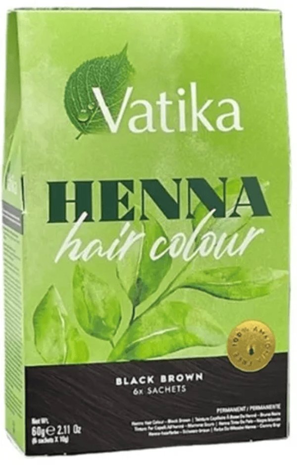 Vatika Henna Hair Colour (Black Brown) – (60g)