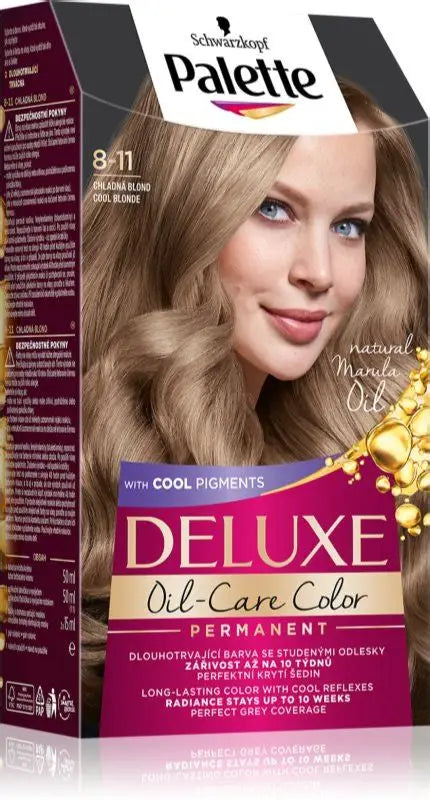 Palette DELUXE Permanent Hair Colour – 8-11 Cool Blonde (100ml)