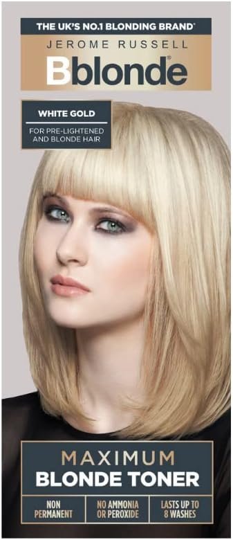 Jerome Russell Bblonde Maximum Blonde Toner – White Gold – (75 mL / 2.54 fl. oz)