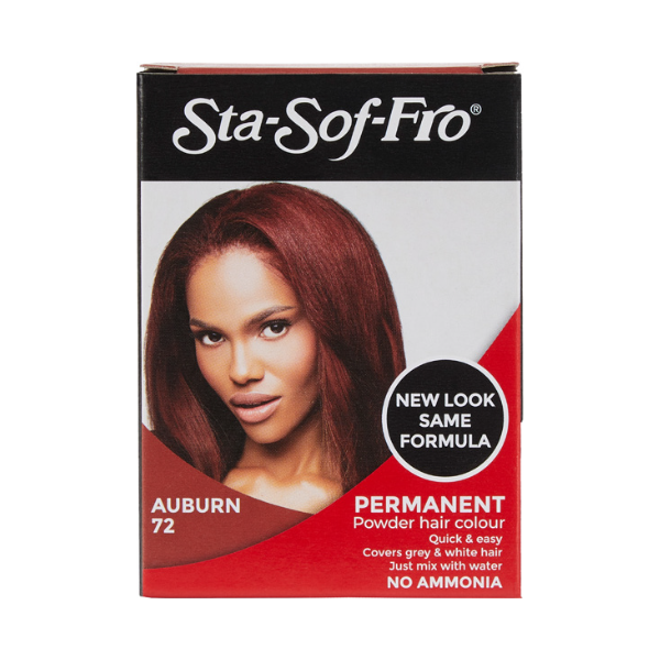 Sta-Sof-Fro Permanent Powder Hair Color – Auburn (72) – (10 g)