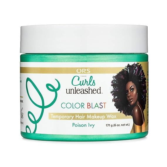 ORS Curls Unleashed Color Blast Hair Makeup Wax – Poison Ivy – (6 oz / 171 g)