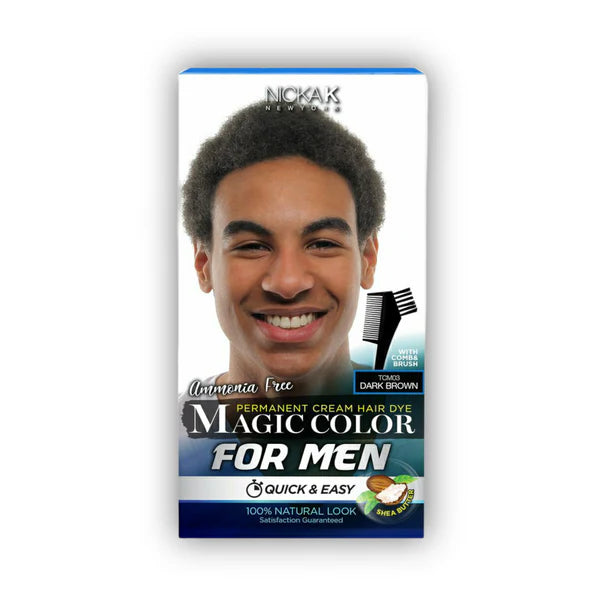 🧔 Nicka K New York Magic Color – Permanent Hair Dye for Men (250ml)