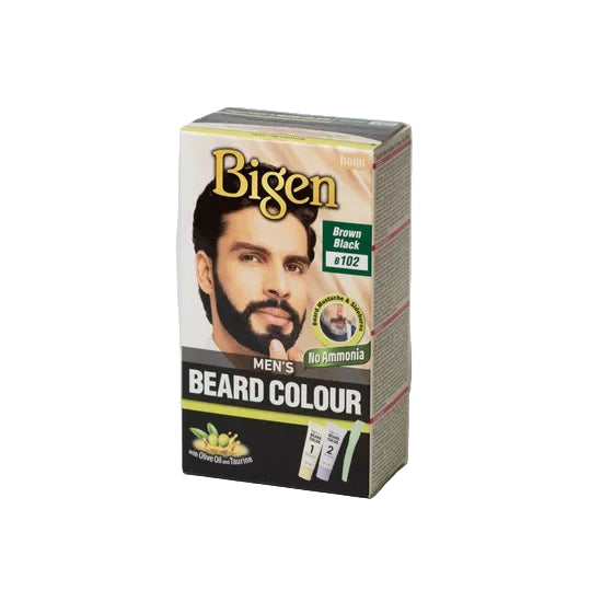 Bigen Men’s Beard Colour – Brown Black 