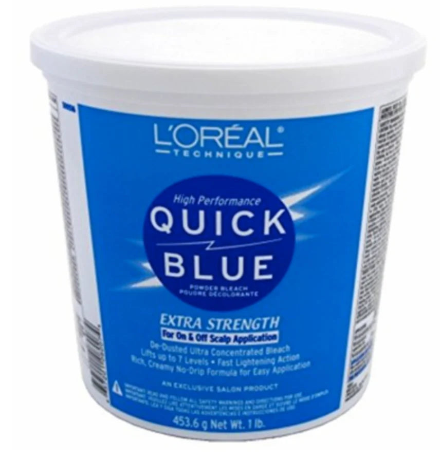 L'Oréal Technique Quick Blue Powder Bleach – (453.6g)