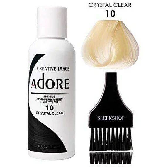 Adore Semi-Permanent Hair Color – Crystal Clear 