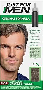 Just For Men – H-35 Medium Brown – Original Formula Shampoo-In Hair Colour (150ml)