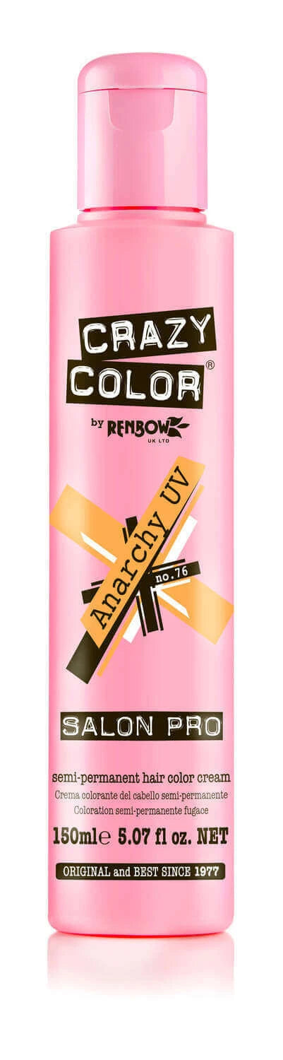 Crazy Color Salon Pro Semi-Permanent Hair Color Cream – Anarchy UV 